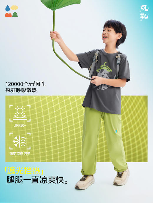 【儿童服饰团】【长裤/防蚊裤/短裤】【专为爱跑爱跳的孩子设计】一条裤子解决防晒/闷热/蚊虫/勒腰四大夏日难题  凉感透气 干爽不粘 商品图2