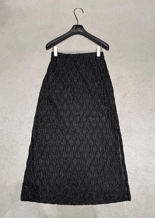 【门店同款】ENJOY夏季黑金鎏褶半裙 171150337 商品图0