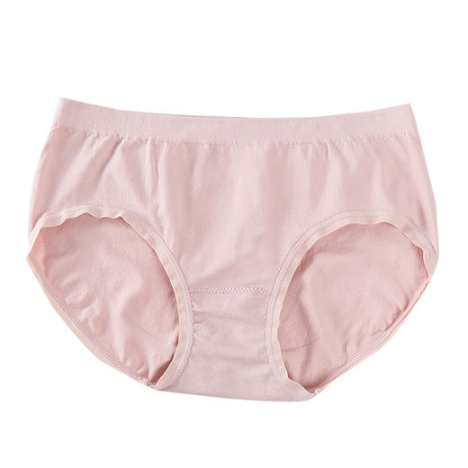 【抑菌内档！弹力持久】盒装银盒裸氨无尺码无痕无缝透气中腰女士三角裤内裤女。xb 商品图4