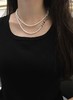 2.极光无核淡水米链  珠光超亮 [哇][哇]
3.5-4mm 约83cm 925银扣子 可多种戴法 商品缩略图5