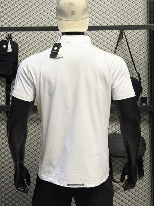 原单正品 DST迪桑特TRAINING系列男士短袖POLO衫，
颜色：黑色 白色
尺码：M L XL XXL XXXL 商品图2