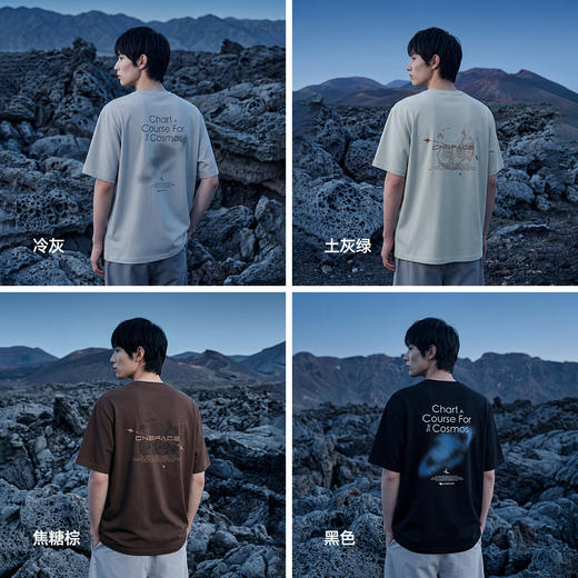 商场同款|森马XCNSPACE航天合作系列短袖T恤男夏季针织衫2026新款 商品图3