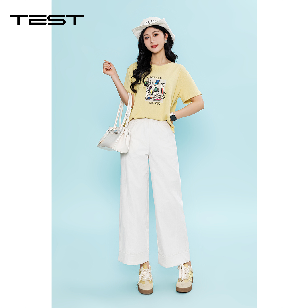 夏上新遮肉显瘦不挑身材百搭直筒休闲裤3262005