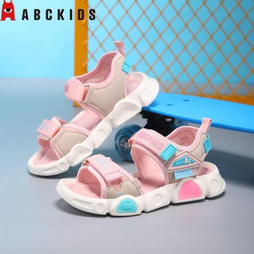 Abckids儿童凉鞋夏季新款儿童沙滩鞋中大童露趾男女童休闲凉鞋26-37★ 商品图5