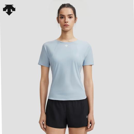 点此购买 迪桑特夏季女士冰丝凉感吸湿速干弹力运动短袖T恤 yh 344920 商品图6