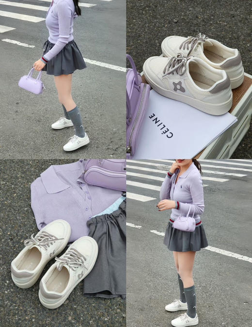 Pansy盼喜女鞋凉感透气轻便舒适加宽一脚蹬板鞋 商品图6