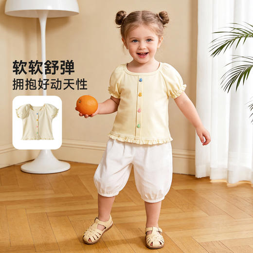 贝贝怡女童夏季新款短袖上衣ZB2FS011 商品图5