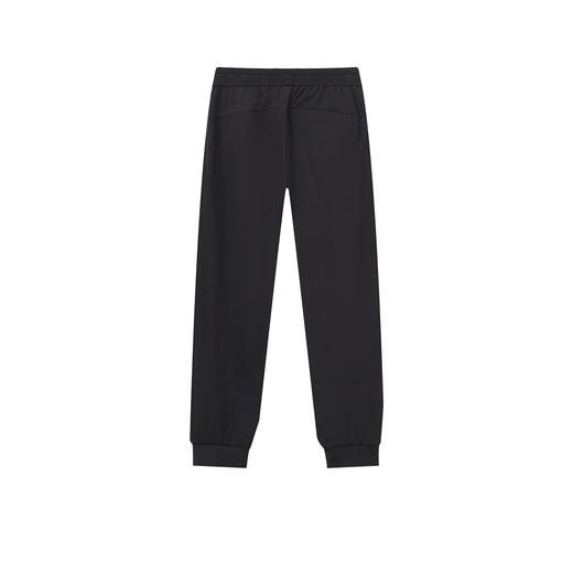 德鲨鲨鱼黑色弹力休闲长裤男青年2026春夏新款束脚裤子男装运动裤 商品图1