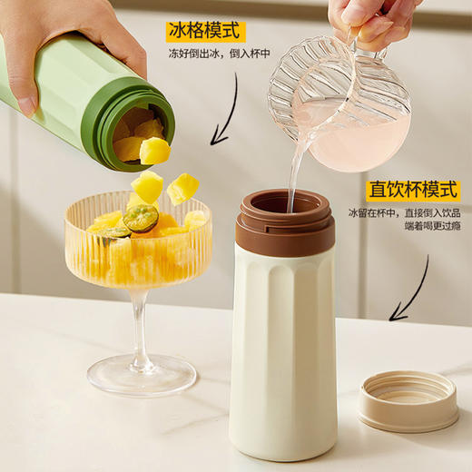 摩登主妇制冰杯硅胶随手杯食品级冰块模具便携式水杯外带咖啡杯子 商品图2