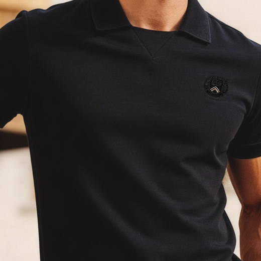 【DG】大依优型大码男装夏季翻领POLO衫短袖上衣商务休闲百搭T恤300斤 商品图3