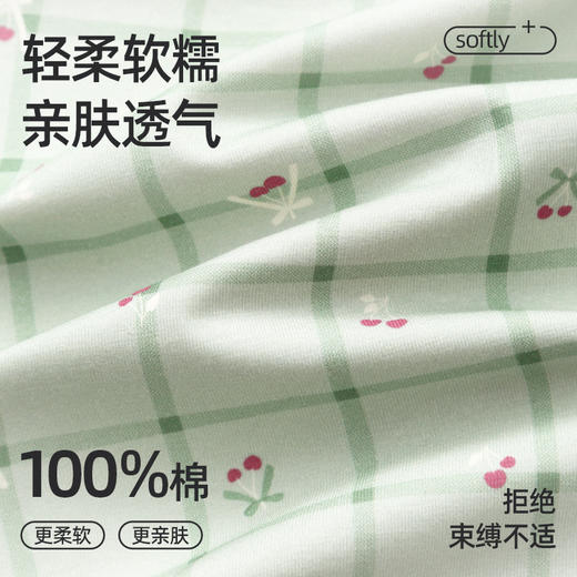 芬腾新款夏季纯棉女睡裙短袖圆领套头蕾丝花边甜美可爱休闲家居服★ 商品图1