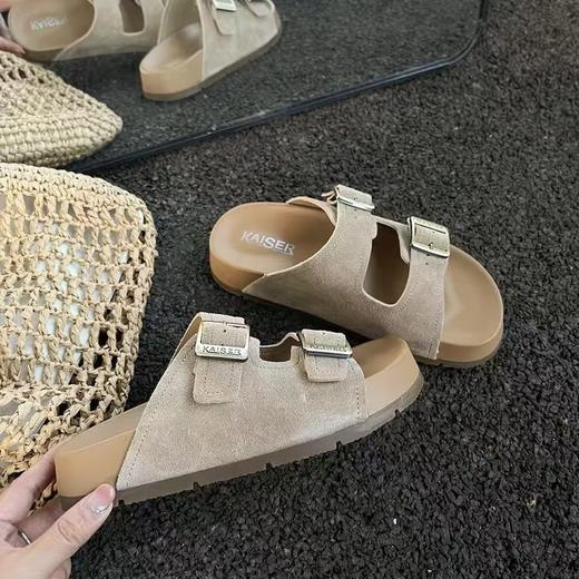 凯撒 真皮勃肯拖鞋KS1831 商品图4