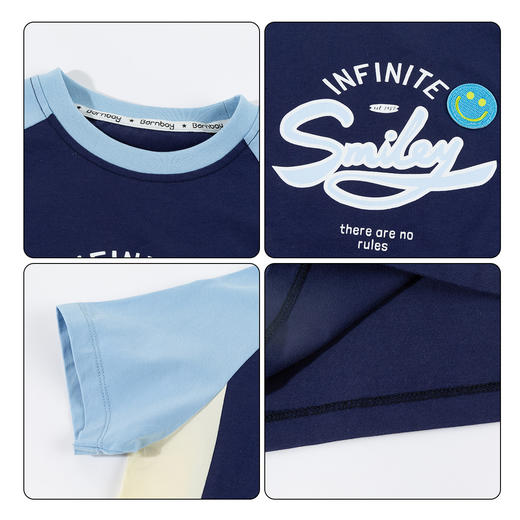 贝贝怡男童夏季新款短袖T恤 商品图5