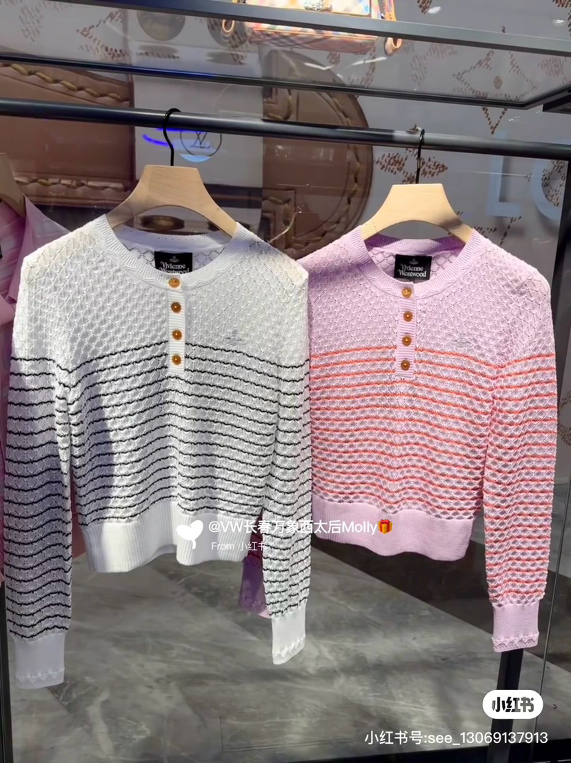 专柜在售！西太后超显白夏日针织衫 chun棉透qi好穿不挑人