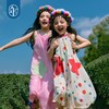 年衣童装儿童无袖连衣裙女童夏季新款民族挂脖露肩A字长裙吊带裙 商品缩略图0