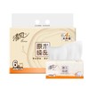 清风 原木纯品四层M码抽纸 100抽*6包/提 商品缩略图0