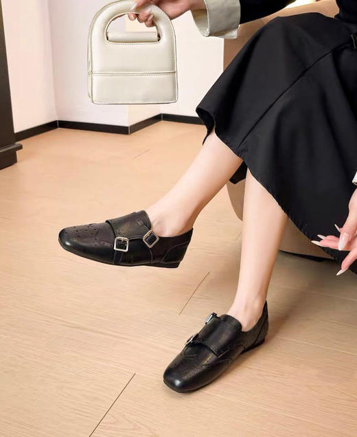 KAISER凯撒 英伦风巴洛克小皮鞋KS3918-1 商品图2