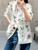 中性款印花短袖衬衫ba010 商品缩略图2