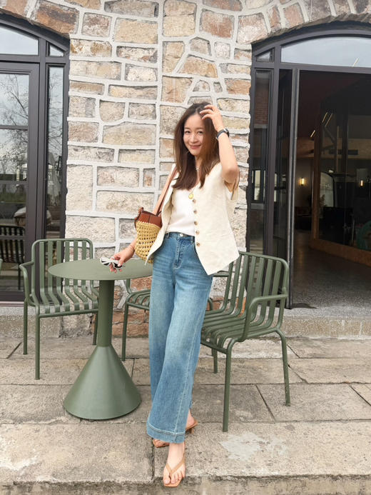 2604302   土耳其🇹🇷牛仔，9分阔腿牛仔裤 商品图10