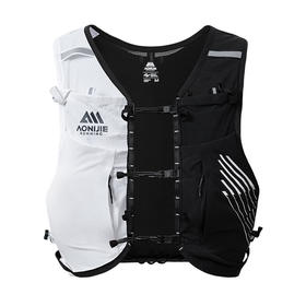 champion系列•越野跑背包10L-黑白「送水壶或杖包」