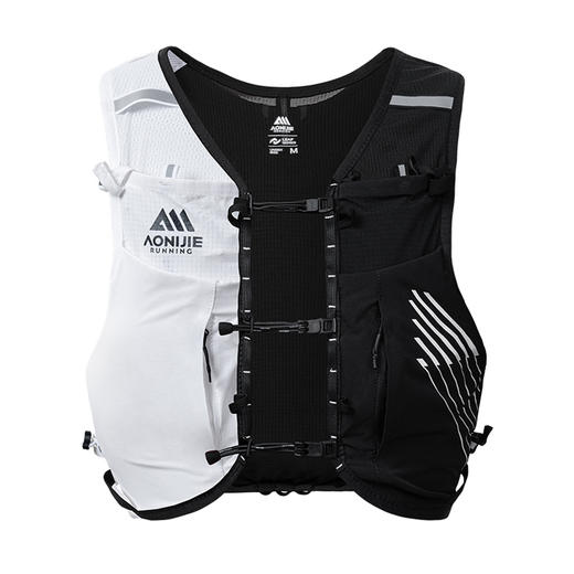 champion系列•越野跑背包10L-黑白「送水壶或杖包」 商品图0