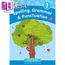 【中商原版】Jolly Literacy快乐学读写 拼写语法与标点符号学生书1手写体英式英语Spelling Grammar Punctuation Pupil Book 1