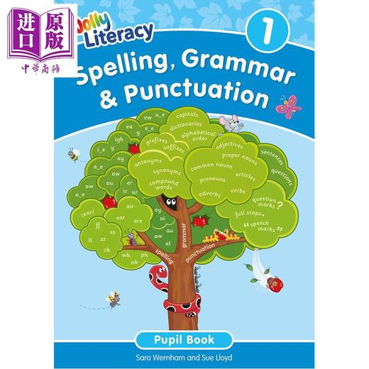【中商原版】Jolly Literacy快乐学读写 拼写语法与标点符号学生书1手写体英式英语Spelling Grammar Punctuation Pupil Book 1 商品图0