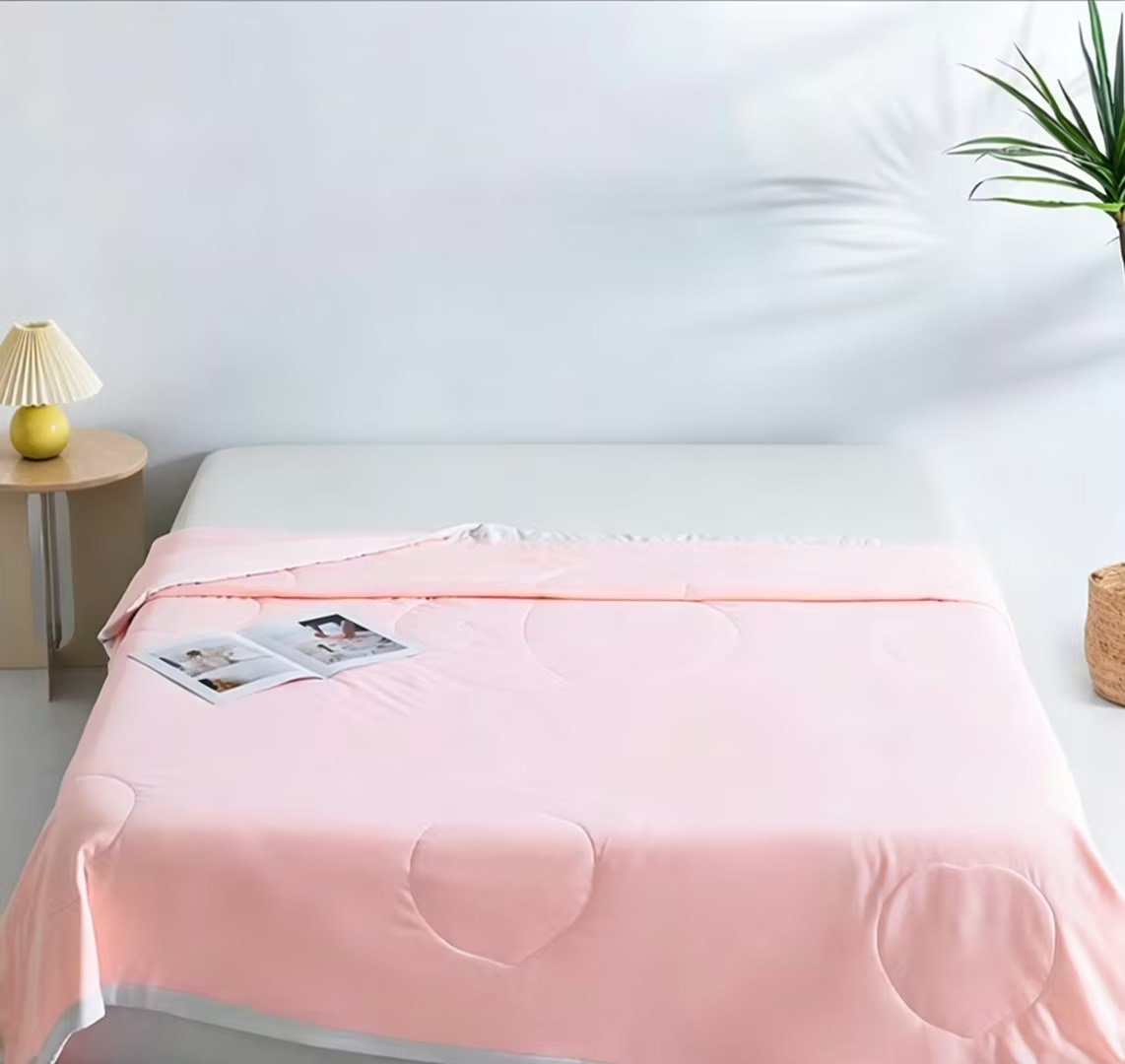 【奥莱专区】梦洁MENDALE软呼呼绵柔抗菌夏凉被（珊瑚粉）