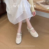 西遇老钱风玛丽珍鞋女2026新款春季软底不累脚平底单鞋雕花勃肯鞋V0566337 商品缩略图1