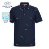 德鲨短袖印花翻领T恤男2025夏新款休闲打底上衣男装POLO衫 商品缩略图0