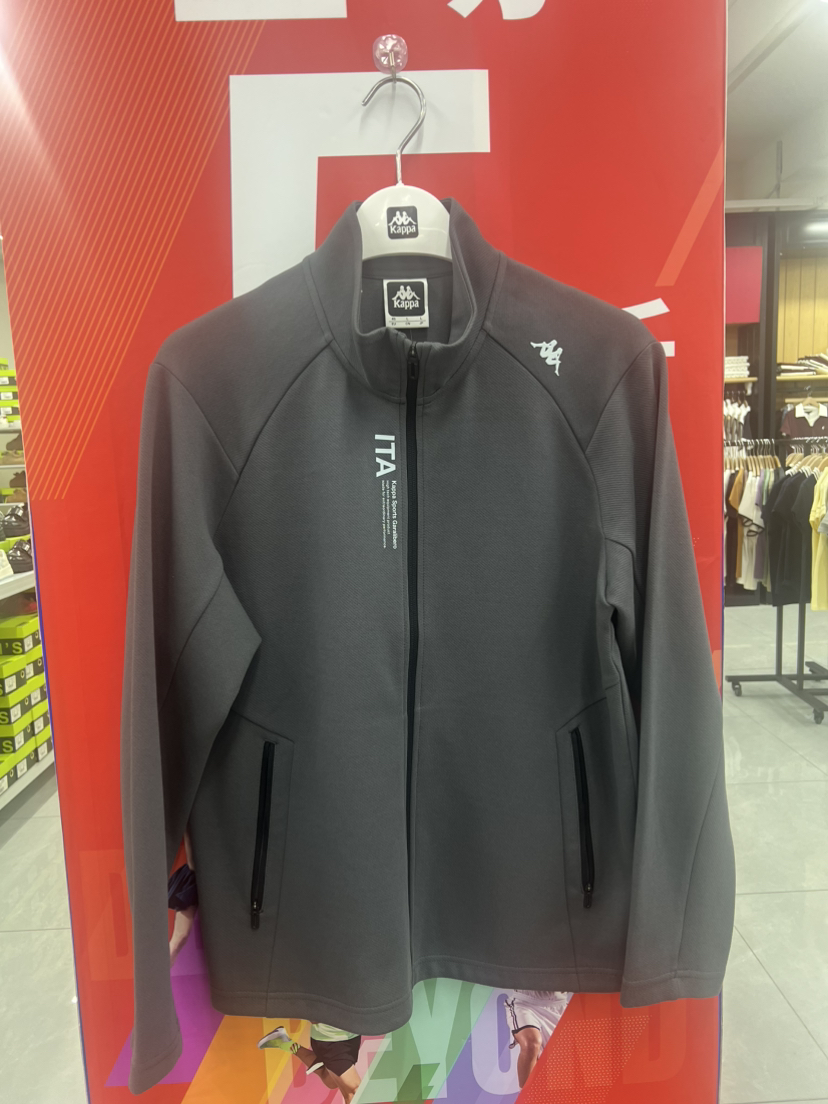 XY| Kappa卡帕背靠背男士休闲立领上衣男款针织开衫K0F52WK40-1163