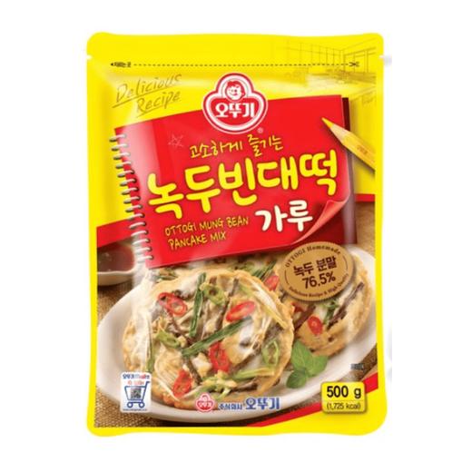 不倒翁 绿豆煎饼粉500g 오뚜기 녹두빈대떡가루500g 商品图0
