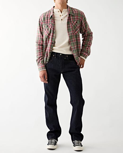 26 R.R.L 半脱浆 原色赤耳丹宁直筒牛仔裤｜复古工装质感 NZK265 商品图2