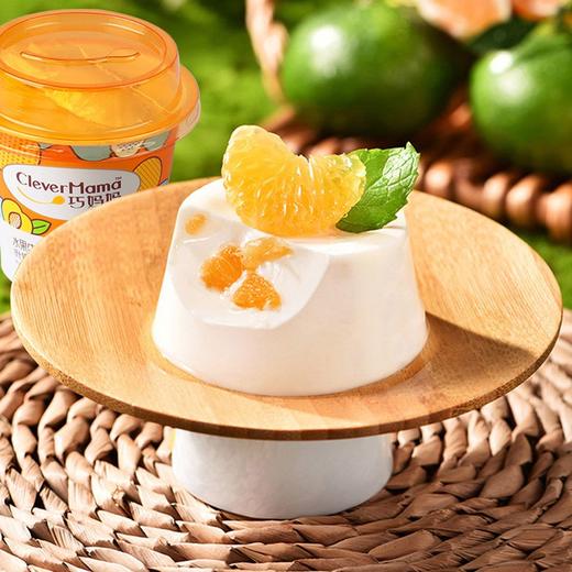巧妈妈 什锦果肉水果牛奶布丁 200g/盒 商品图3
