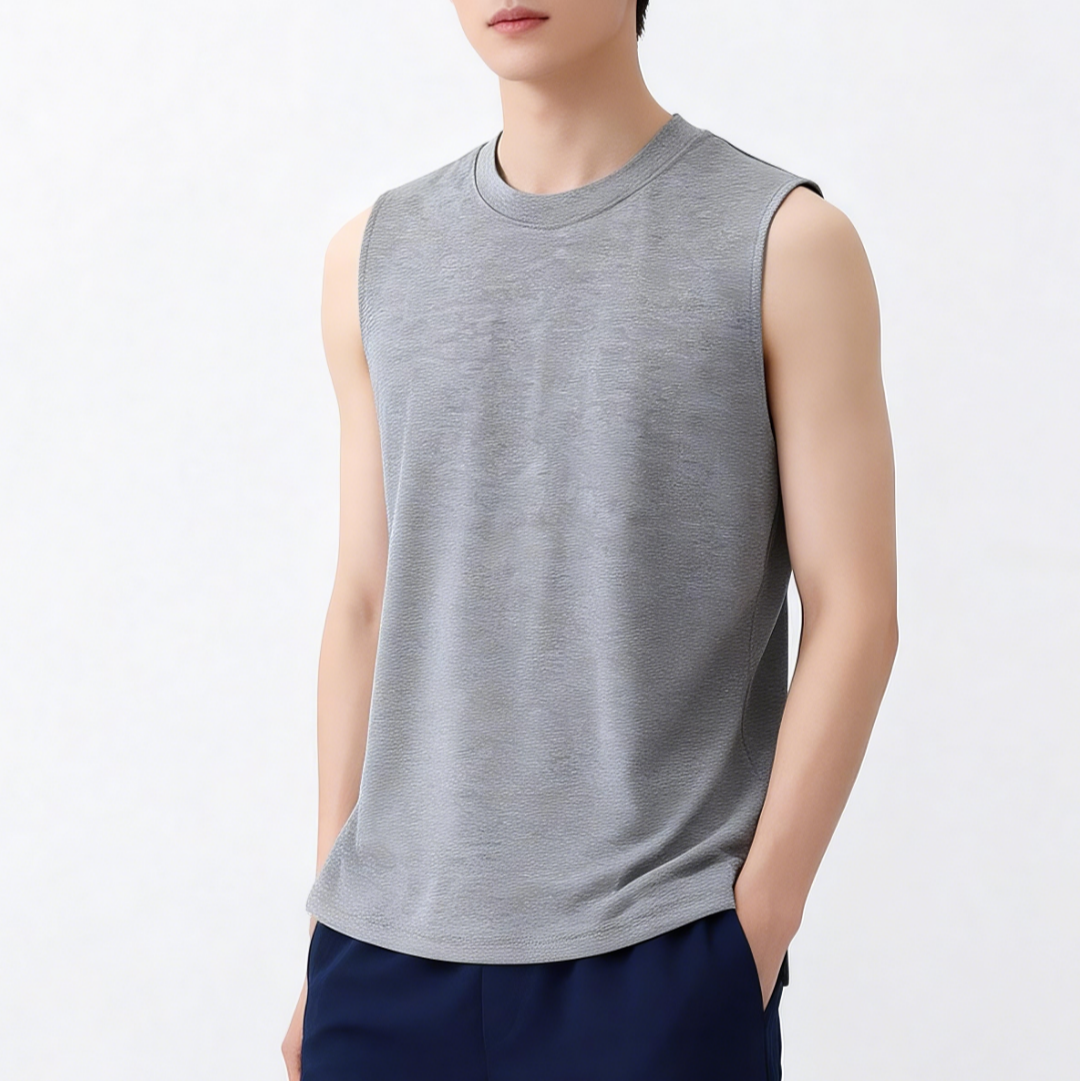 99元任选2件！！！【慕丝休闲男背心8033】宽肩带减压不勒肩久穿无负担，优化头肩比更显力量感  0415