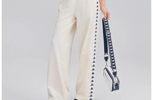 XY｜Kappa卡帕女裤2025夏季新款运动休闲简约复古百搭长裤K0F42AK05-0114 商品图1