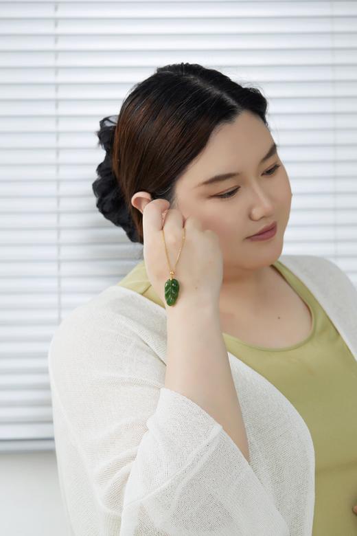 【6款碧玉小清新合集】💚附证书【把夏天戴在身上】耳畔一抹凉，颈间一丝翠，轻若无物，日常百搭。耳钉耳钩吊坠全收录，清脆悦耳，自带降温效果，谁戴谁清爽！ 商品图6