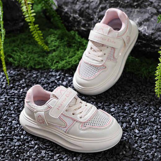 【小黄鸭】男女童鞋子新款夏季儿童单网透气小白鞋软底学生运动鞋24-37 商品图4