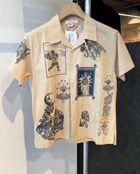 男款刺绣短袖衬衫zh