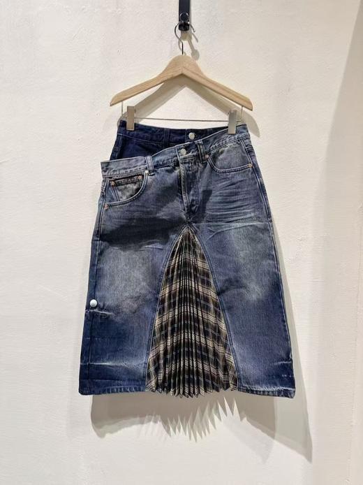 女款拼接牛仔半裙la 商品图0