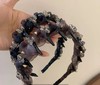 轻奢礼盒装！带齿欧根纱+水晶发箍   26Y04060- 商品缩略图3