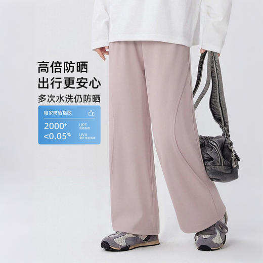 【39元起1件】女童阔腿裤2026新款儿童裤子春夏季女孩初中生速干百搭宽松休闲裤-6008693067 商品图2