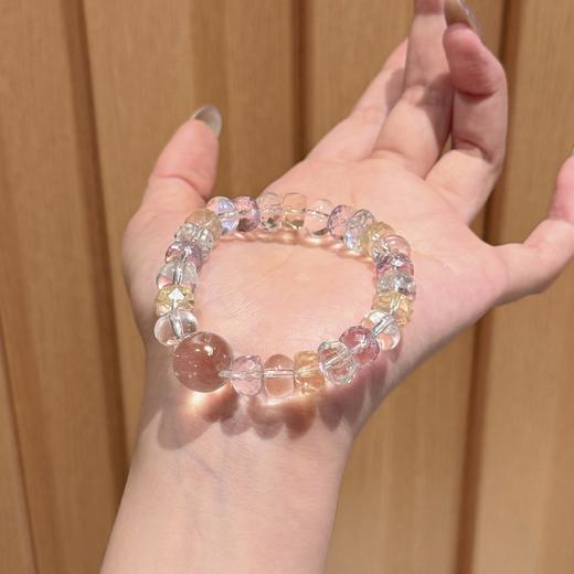 ARSIS｜晶石系列 净化开运·白水晶紫水晶串珠手链 商品图1