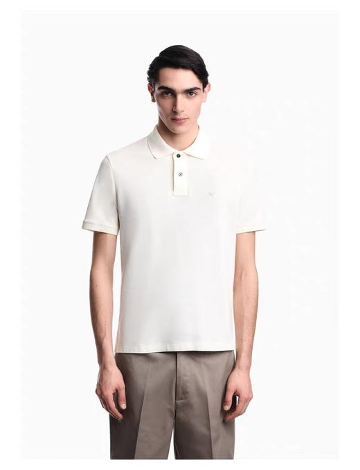 纯元‼️26新款阿玛*男士小标刺绣翻领T恤～（售后时间：签收3天内，不合适及时申请） 商品图3