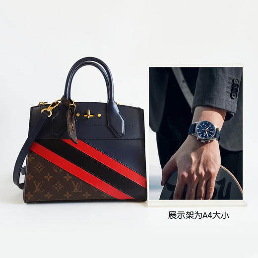 【95新】LV路易威登M55434老花拼蓝色city steamer手提单肩包女士060426NJS03 商品图9