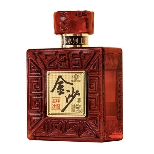 2025年金沙中酱，53度酱香型白酒，整箱330ml*12瓶。 商品图1