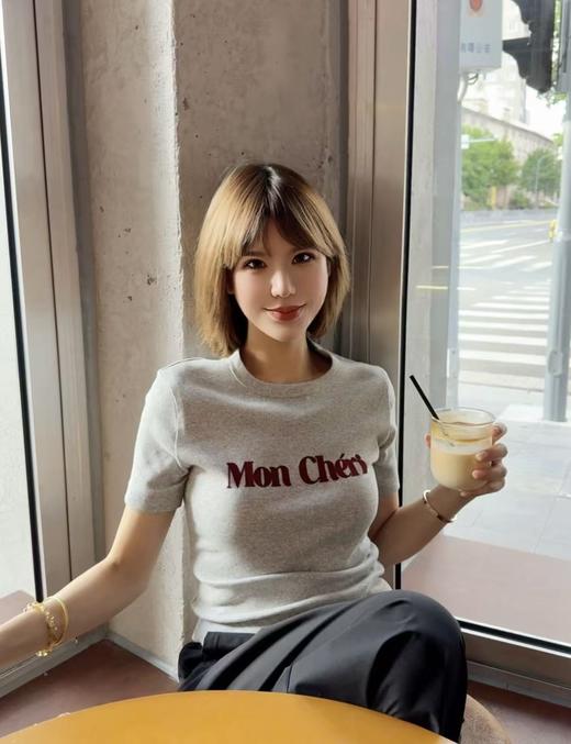 秦岚同款moco植绒印花短袖T恤！ 商品图11