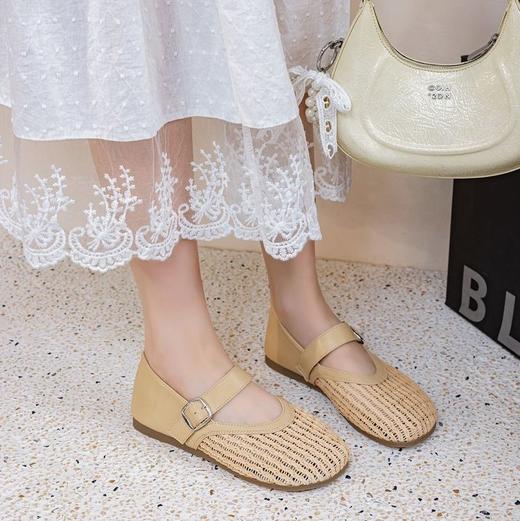 KAISER凯撒 复古编织镂空全包凉鞋KS3006 商品图2