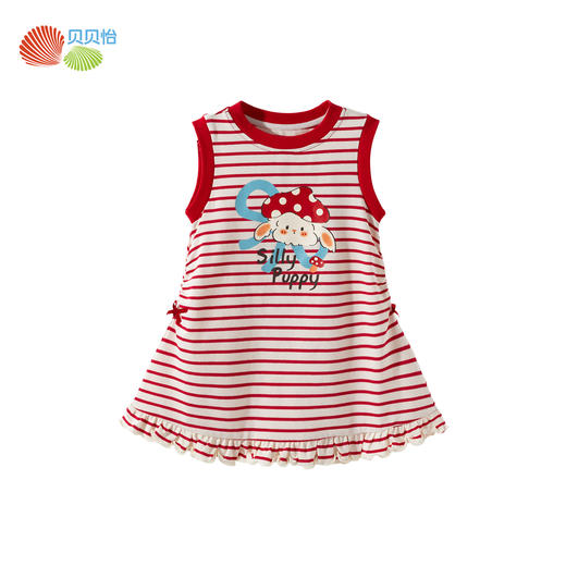 贝贝怡女童背心连衣裙 商品图7