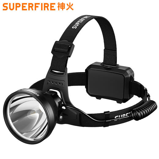 神火HL95头灯强光超亮长续航户外夜钓鱼感应防水头戴式照明矿灯 商品图4